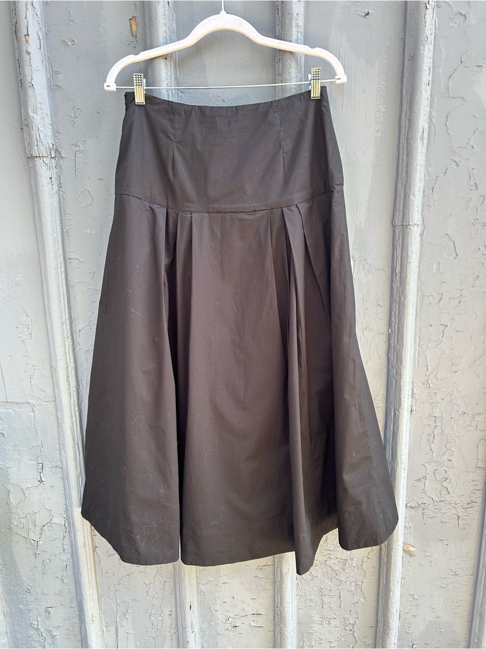 Babaton Chandelier Black Poplin Skirt, BNWT, size 10 - Picture 5 of 9